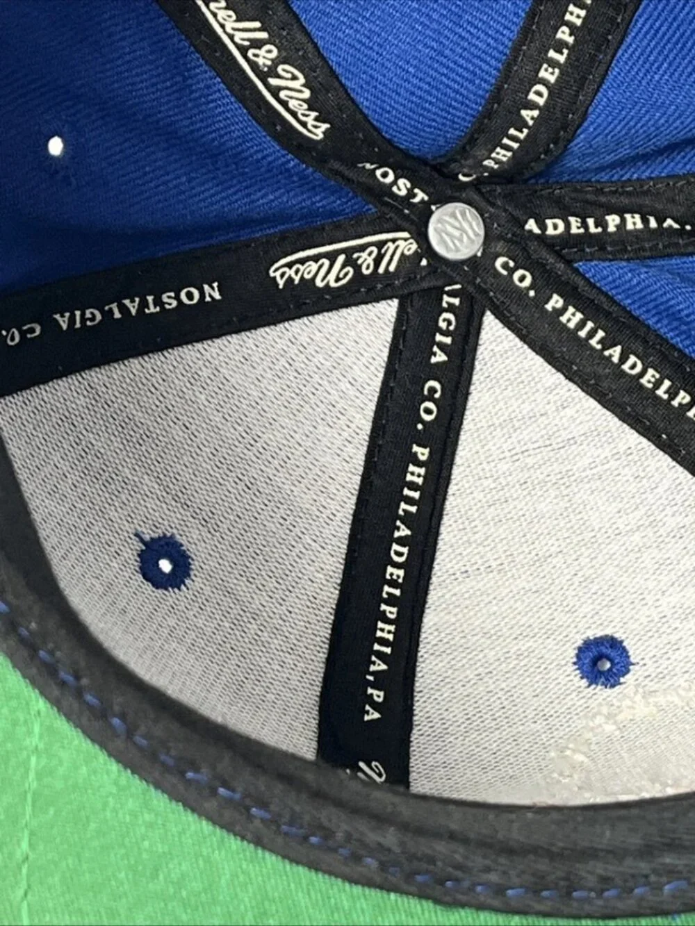 Mitchell & Ness Philadelphia 76ers Hardwood Classics Snapback Hat Lebron James